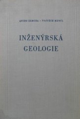 kniha Inženýrská geologie Celost. vysokoškolská učebnice, Československá akademie věd 1957