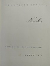 kniha Nunka knížka o skutečné malé holčičce, Fr. Borový 1942