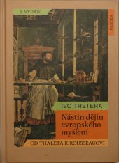 kniha Nástin dějin evropského myšlení (od Thaléta k Rousseauovi), Paseka 1999