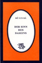 kniha Der Sinn des Daseins, Kober Verlag AG Bern 1994