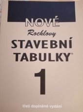 kniha Nové Rochlovy stavební tabulky, INCON-F 2009