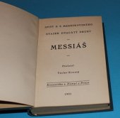 kniha Messiáš, Kvasnička a Hampl 1931
