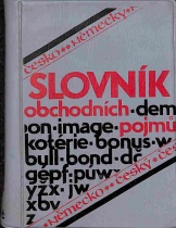 kniha Česko-německý, německo-český slovník obchodních pojmů, Montanex 1993