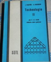 kniha Technologie II učební text pro 2. a 3. roč. učeb. oboru pokrývač, SNTL 1987