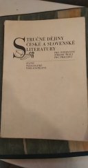 kniha Stručné dějiny české a slovenské literatury učeb. text pro internátní stř. školy pro pracující, SPN 1979