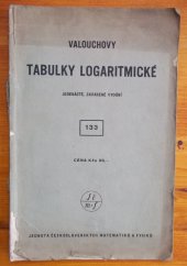kniha Tabulky logaritmické, Jednota československých matematiků a fysiků 1947