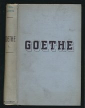 kniha Goethe. I, Melantrich 1932