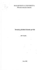 kniha Stručný přehled chemie prvků, Tribun EU 2008