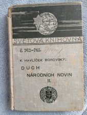 kniha Duch Národních Novin II., L. Mazáč 1927