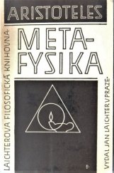 kniha Metafysika, Jan Laichter 1946