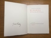 kniha Hvězdná tuláctví báseň, Družstevní práce 1930