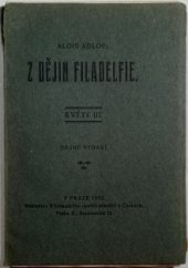 kniha Z dějin Filadelfie, Křesťanský spolek mladíků v Čechách 1922