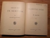 kniha Sebrané spisy Fr. Heritesa IV. Maloměstské povídky II, J. Otto 1909
