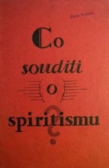 kniha Co souditi o spiritismu?, Adventní nakladatelství 1934