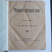 kniha Tajemství zavřených dveří americký román, Politika 1898