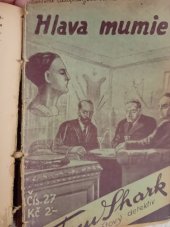 kniha Hlava mumie napsal Pitt Strong, Novela, Emil Pechtl 1931
