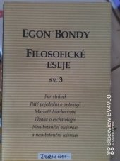 kniha Filosofické eseje Sv. 3, DharmaGaia 1994