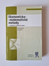 kniha Ekonomicko-matematické metody, Aleš Čeněk s.r.o. 2019