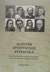 kniha Slovník spisovatelů Svitavska, OFTIS 2018