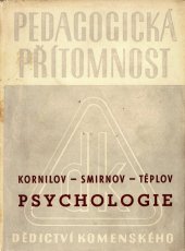 kniha Psychologie, Dědictví Komenského 1949
