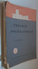kniha Theorie pravděpodobnosti, Přírodovědecké nakladatelství 1950