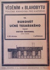 kniha Rukověť učně tesařského, I.L. Kober 1924