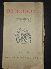 kniha Orthodoxie, A.L. Stříž 1918