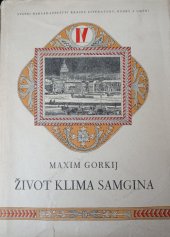 kniha Život Klima Samgina IV. (čtyřicet let)., SNKLHU  1957