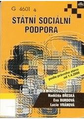 kniha Státní sociální podpora podle právního stavu od 1.4.2000, Anag