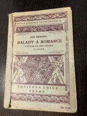 kniha Balady a romance, Topičova edice 1937
