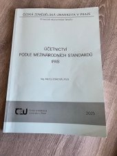 kniha účetnictví podle mezinárodních standardů IFRS, ČZU 2025