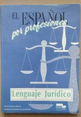 kniha El español por profesiones Lenguaje jur9dico, SGEL-educación 2002