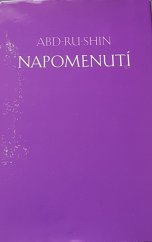 kniha Napomenutí, Alexander Bernhardt 1984