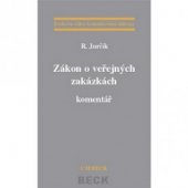 kniha Zákon o veřejných zakázkách komentář, C. H. Beck 2006