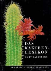 kniha Das Kakteen - Lexikon, Gustav Fischer Verlag 1966