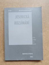 kniha Jesenická rozjímání, Moravská expedice 2003