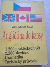 kniha Angličtina do kapsy s fonetickou výslovností 1500 praktických vět, 2500 slovíček, gramatika, turistický průvodce, RO-TO-M 1992