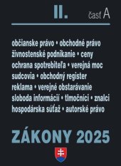 kniha Zákony II A/2025 - Obchodné a občianske právo, Poradca 2025