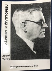 kniha Zápisky k životopisu, Masarykova univerzita 2002