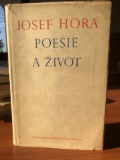 kniha Poesie a život úvahy, studie, soudy, Československý spisovatel 1959