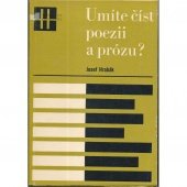 kniha Umíte číst poezii a prózu?, SPN 1971