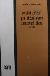 kniha Výrobní zařízení Učební text pro učební obory zpracování dřeva na SOU, SNTL 1989