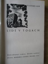 kniha Lidé v togách dobrodružný román, Sfinx, Bohumil Janda 1940