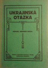kniha Ukrajinská otázka, s.n. 1918