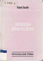 kniha Vědecká grafologie psychologie písma, Schneider 2000