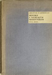 kniha Hovory s nebeským hodovníkem [Alfred Mombert ...], Jan Živný 1931