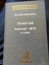 kniha Trestní řád text zákona : stav červenec 2002 komentář., C. H. Beck 2002