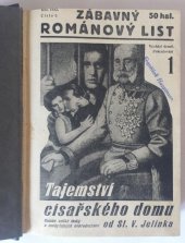 kniha Tajemství císařského domu, Románový list 1932