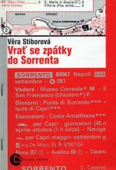 kniha Vrať se zpátky do Sorrenta (rozmarný příběh ze starých časů), Český spisovatel 1995