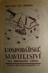 kniha Hospodářské stavitelství dle moderních zásad ..., Milotický hospodář 1946